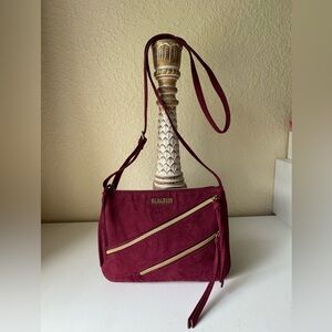 Kenneth Cole Reaction Burgundy Crossbody Bag 🦋